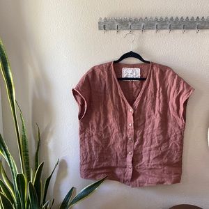 Not perfect linen Malta 2 top